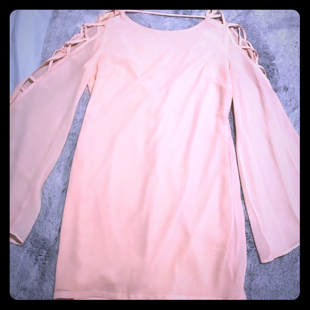 Bell sleeve dress